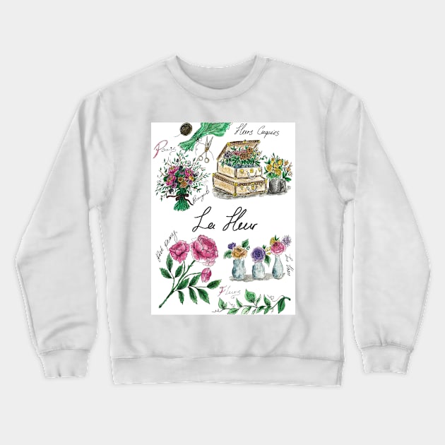 La Fleur Crewneck Sweatshirt by CasValli